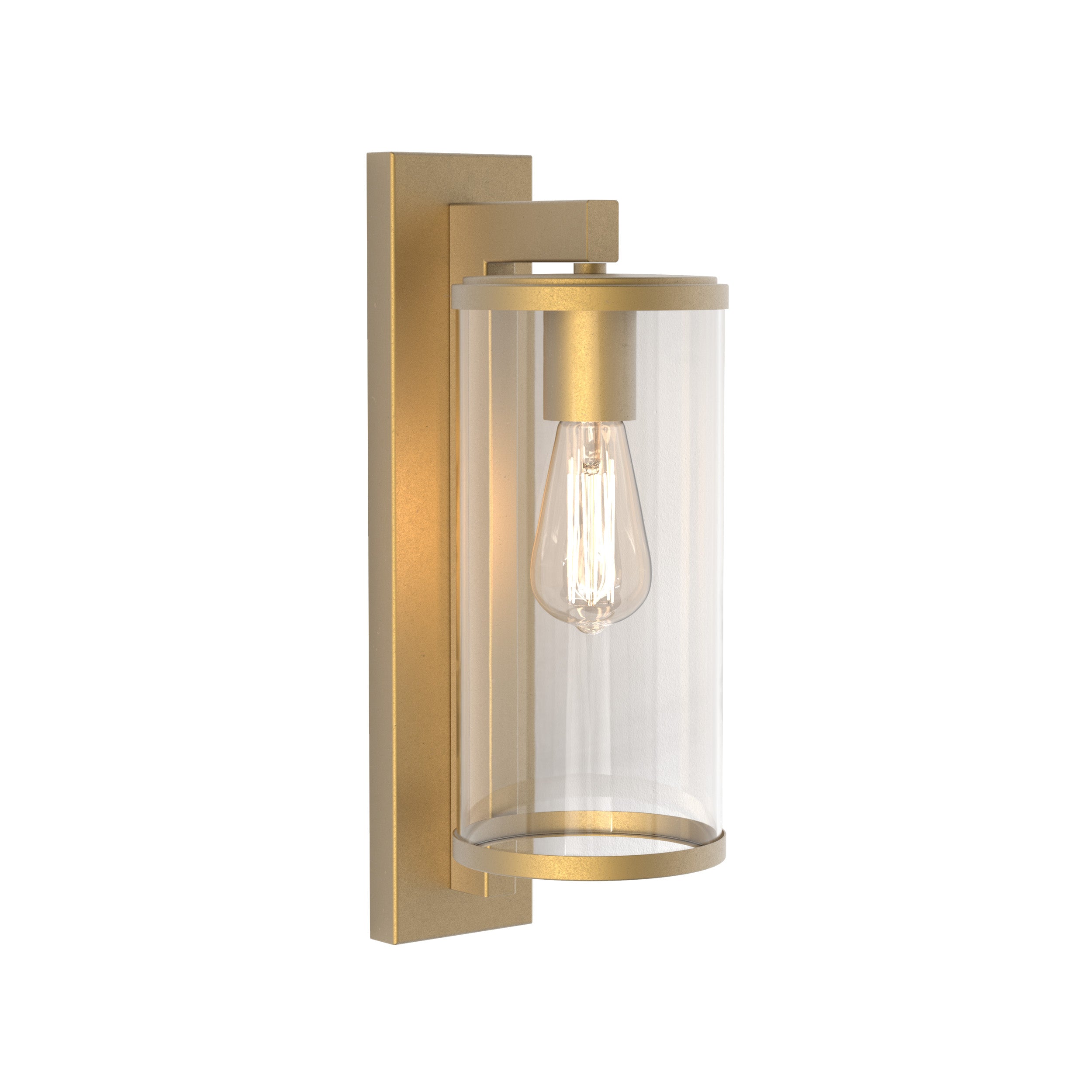 Astro Pimlico 400 Outdoor Porch Wall Light in Antique Brass
