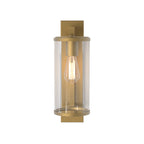 Astro Pimlico 400 Outdoor Porch Wall Light in Antique Brass