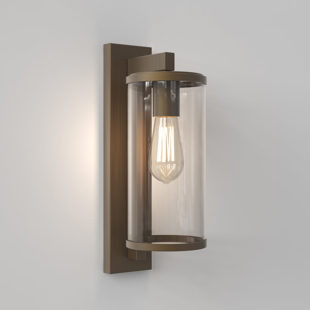 Astro Pimlico 400 Outdoor Porch Wall Light in Bronze