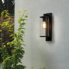 Astro Pimlico 400 Outdoor Porch Wall Light in Textured Black