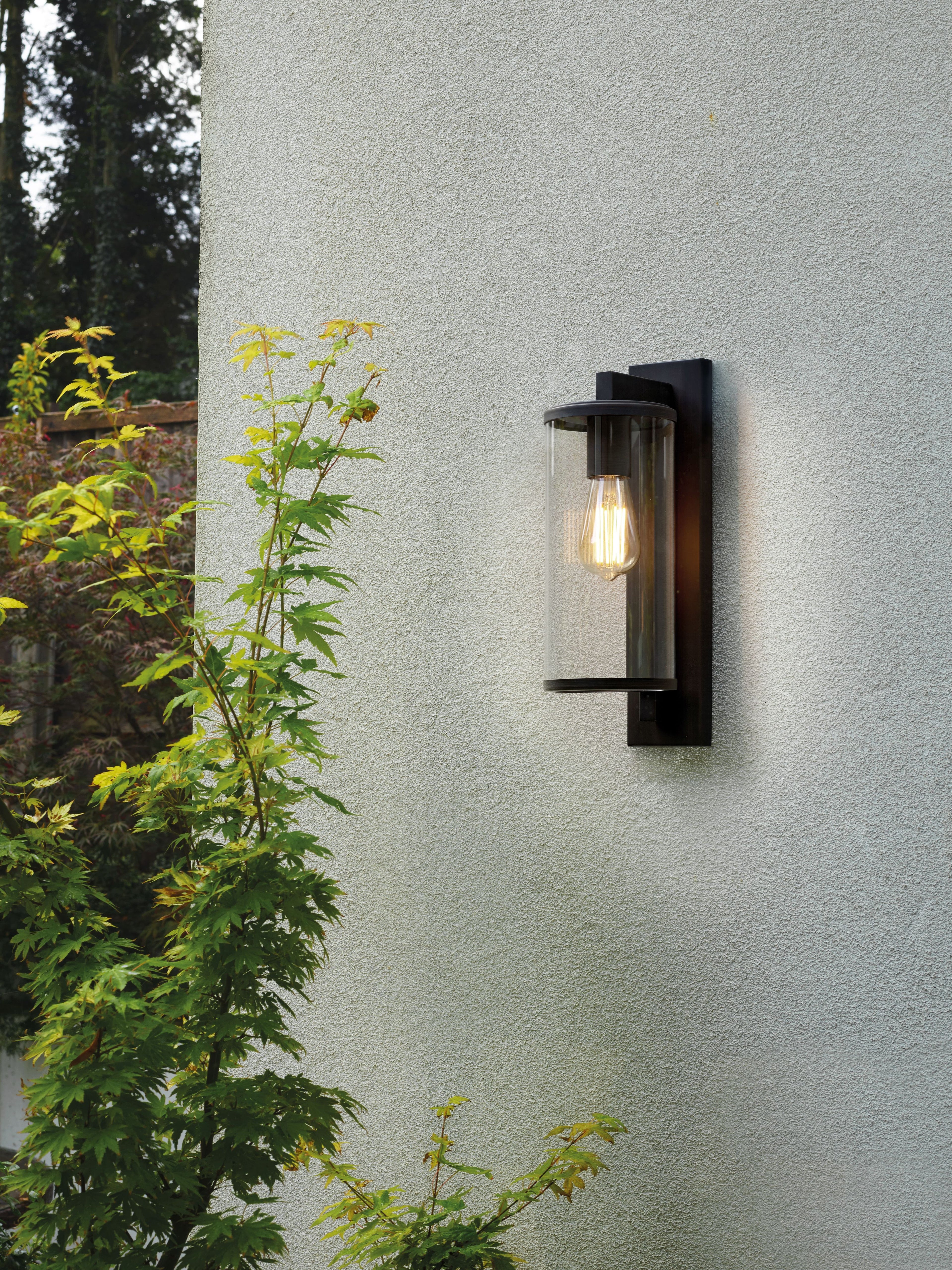 Astro Pimlico 400 Outdoor Porch Wall Light in Textured Black