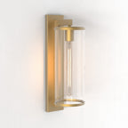 Astro Pimlico 500 Outdoor Porch Wall Light in Antique Brass