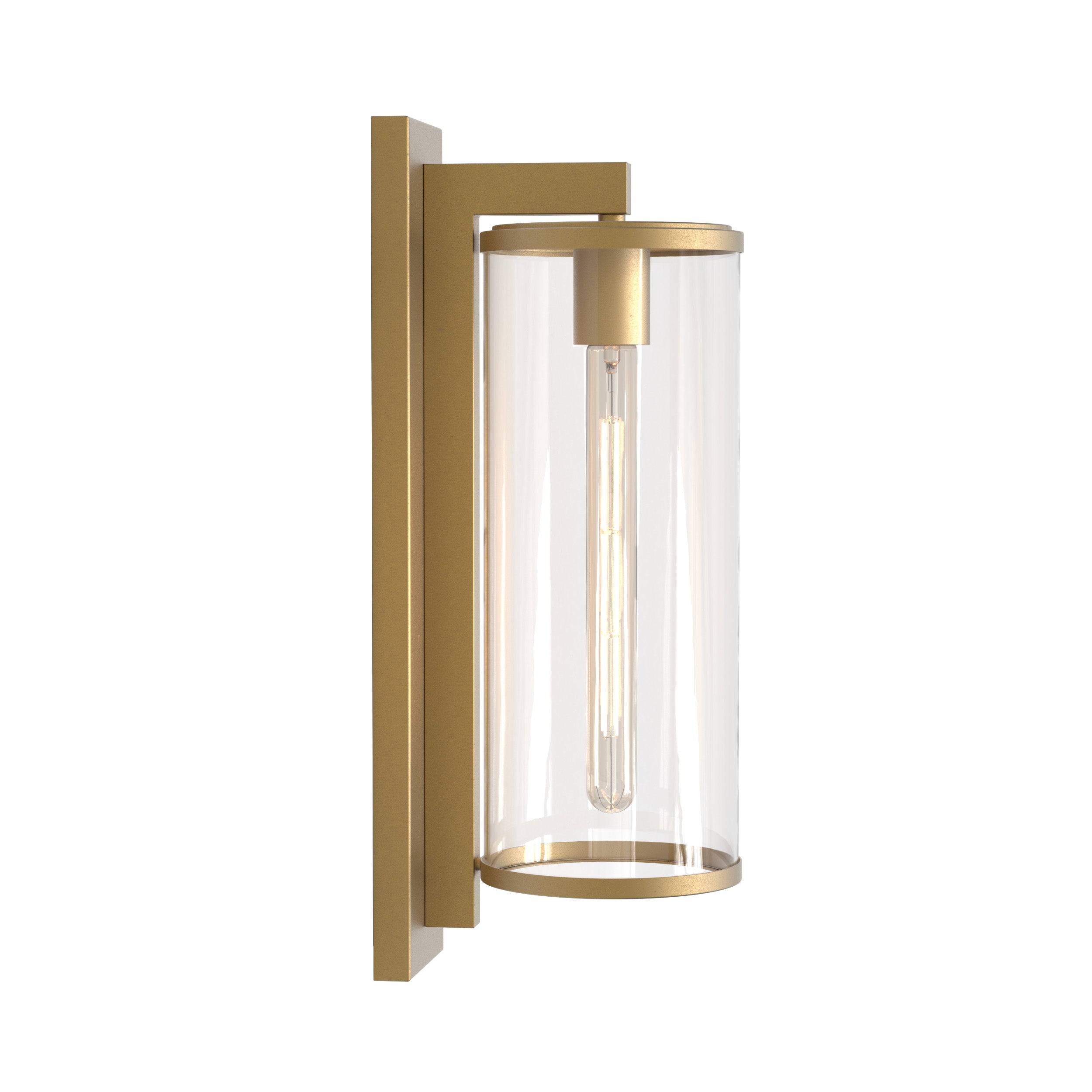 Astro Pimlico 500 Outdoor Porch Wall Light in Antique Brass