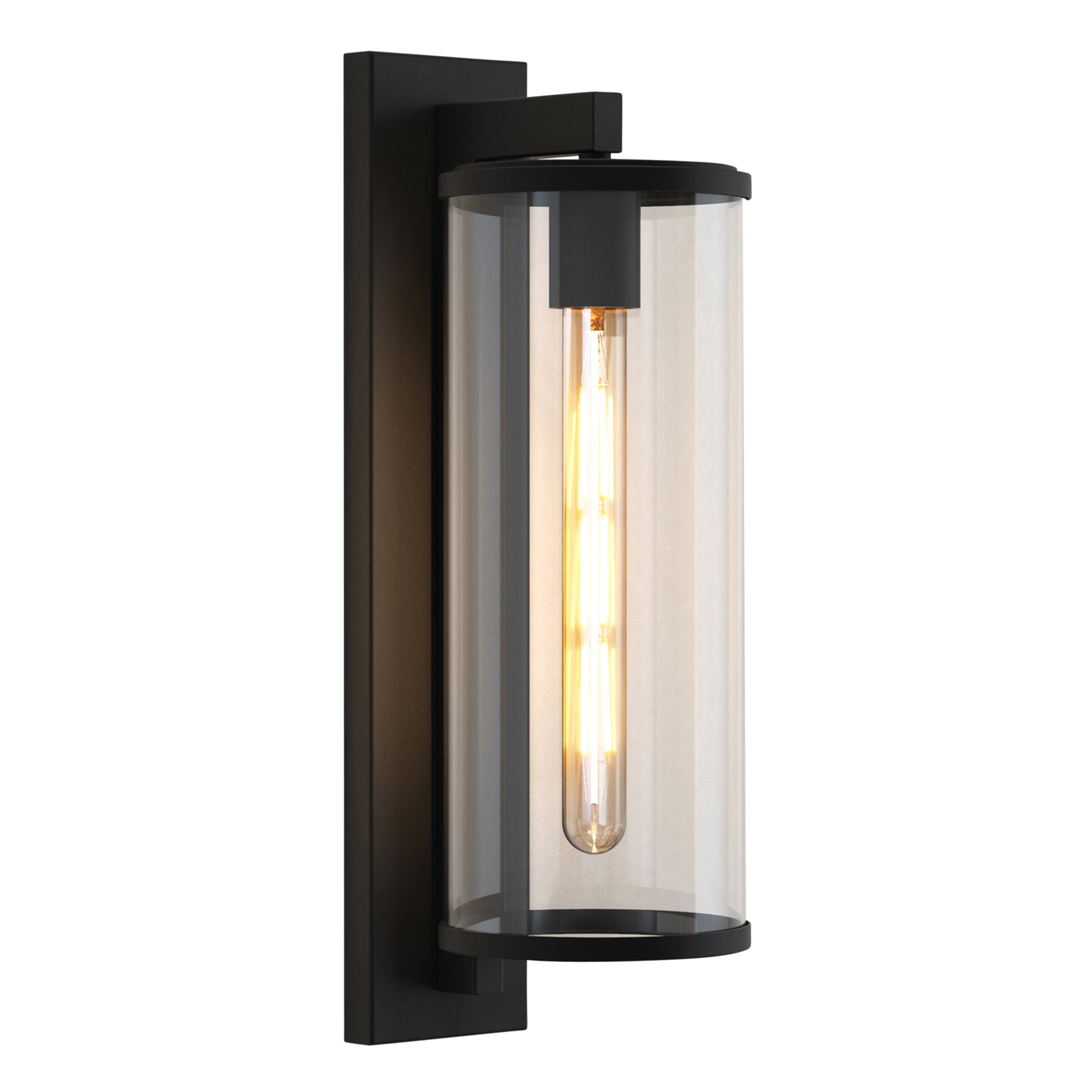 Astro Pimlico 500 Outdoor Porch Wall Light in Textured Black