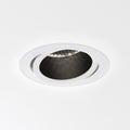 Astro Pinhole Slimline Round Adjustable Flush Fire-Rated Downlight in Matt White 1434008