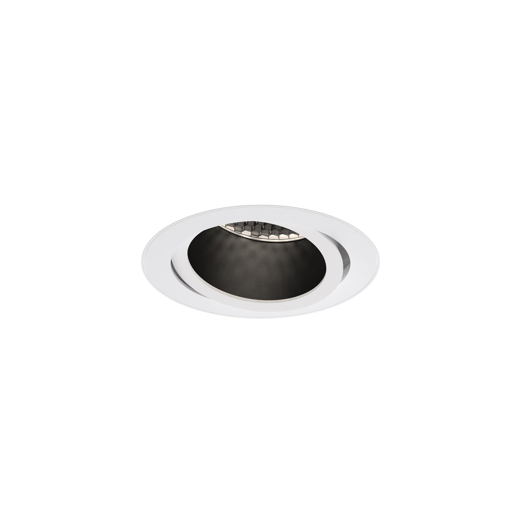 Astro Pinhole Slimline Round Adjustable Flush Fire-Rated Downlight in Matt White 1434008