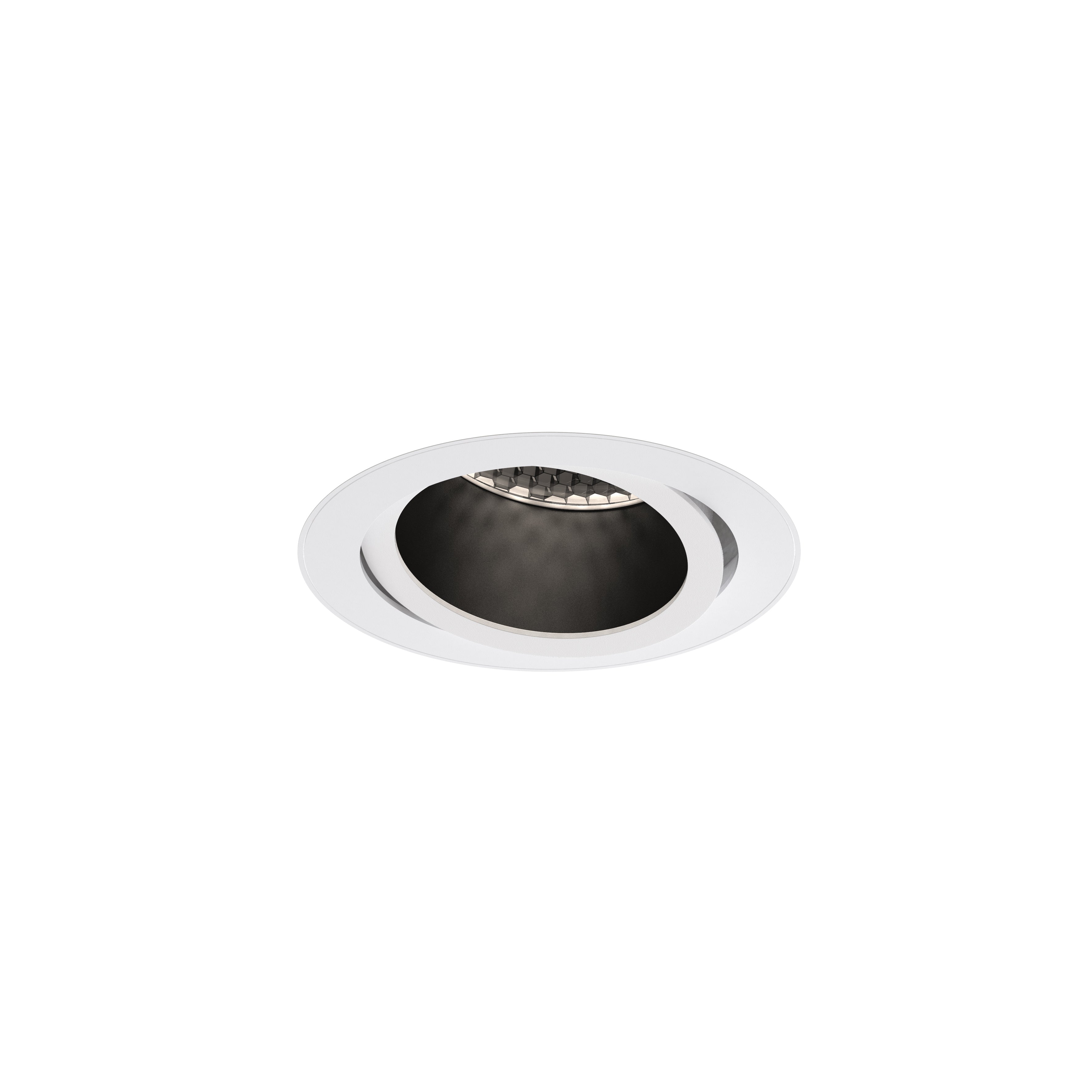 Astro Pinhole Slimline Round Adjustable Flush Fire-Rated Downlight in Matt White 1434008