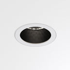 Astro Pinhole Slimline Round Fixed Flush Fire-Rated Bathroom Downlight in Matt White 1434007