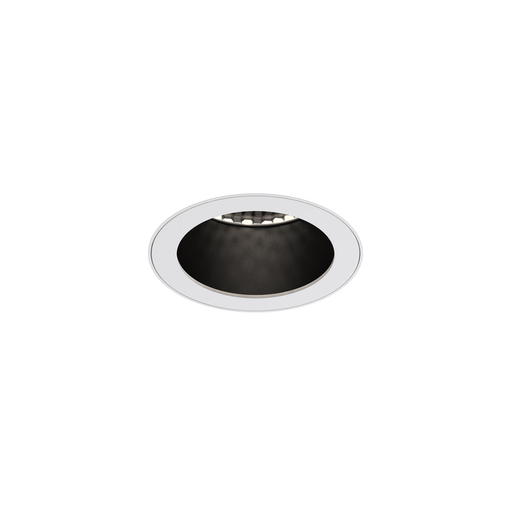 Astro Pinhole Slimline Round Fixed Flush Fire-Rated Bathroom Downlight in Matt White 1434007