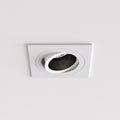Astro Pinhole Slimline Square Adjustable Fire-Rated Downlight in Matt White 1434004