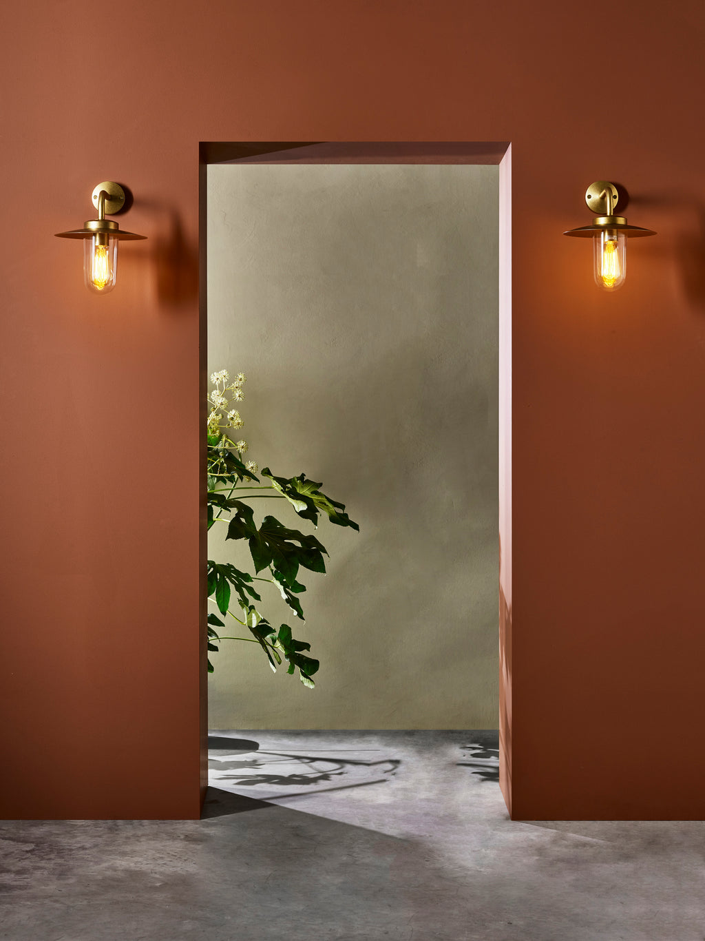 Astro Portree Wall Light in Brass