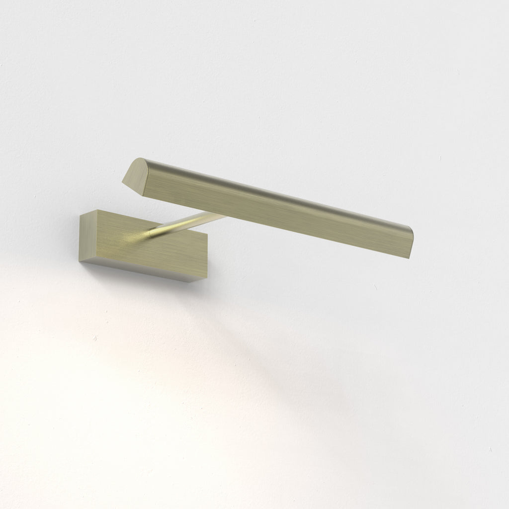 Astro Renoir 350 Picture Light in Matt Brushed Brass