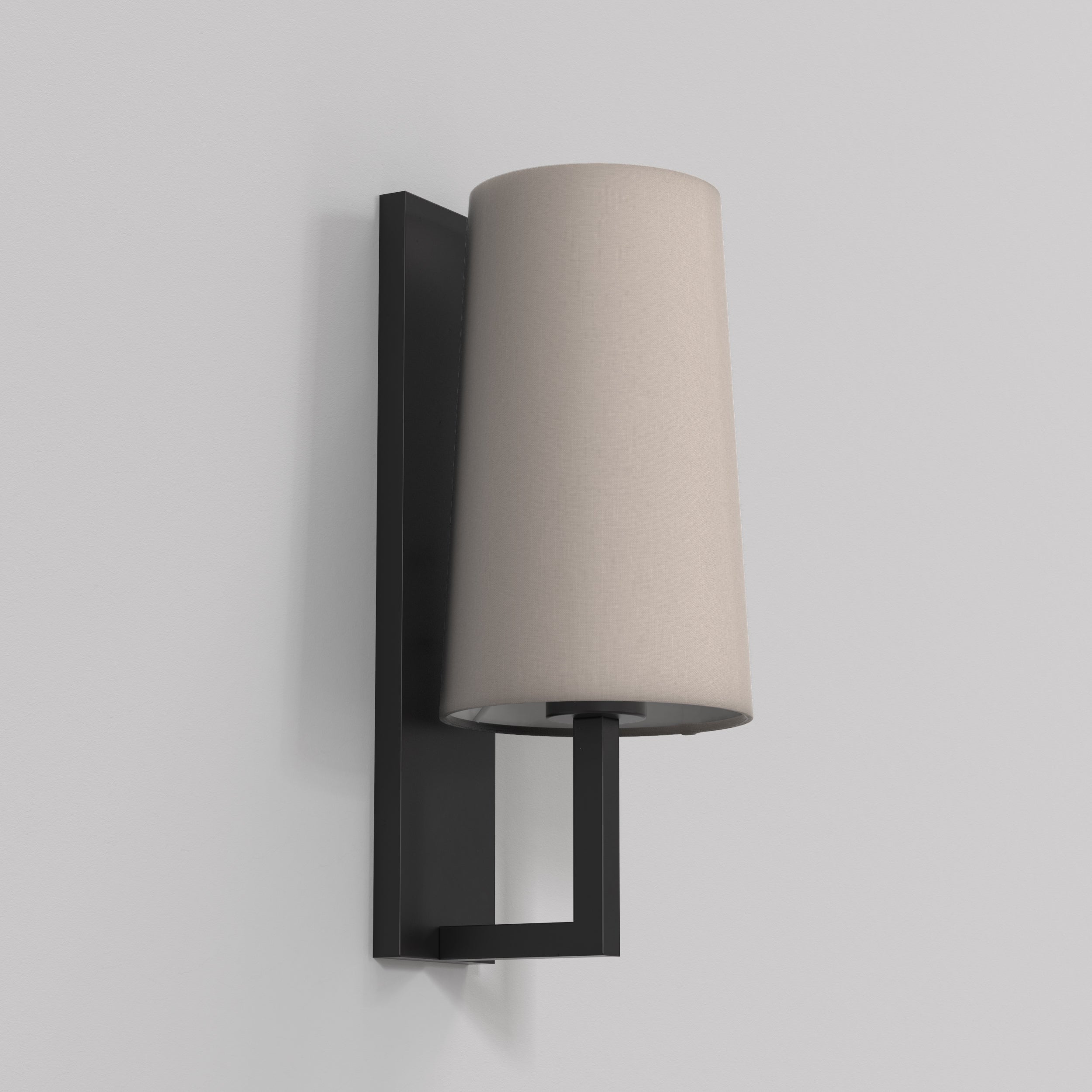 Astro Riva 350 Bathroom Wall Light in Matt Black
