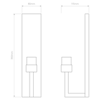 Astro Riva 350 Bathroom Wall Light
