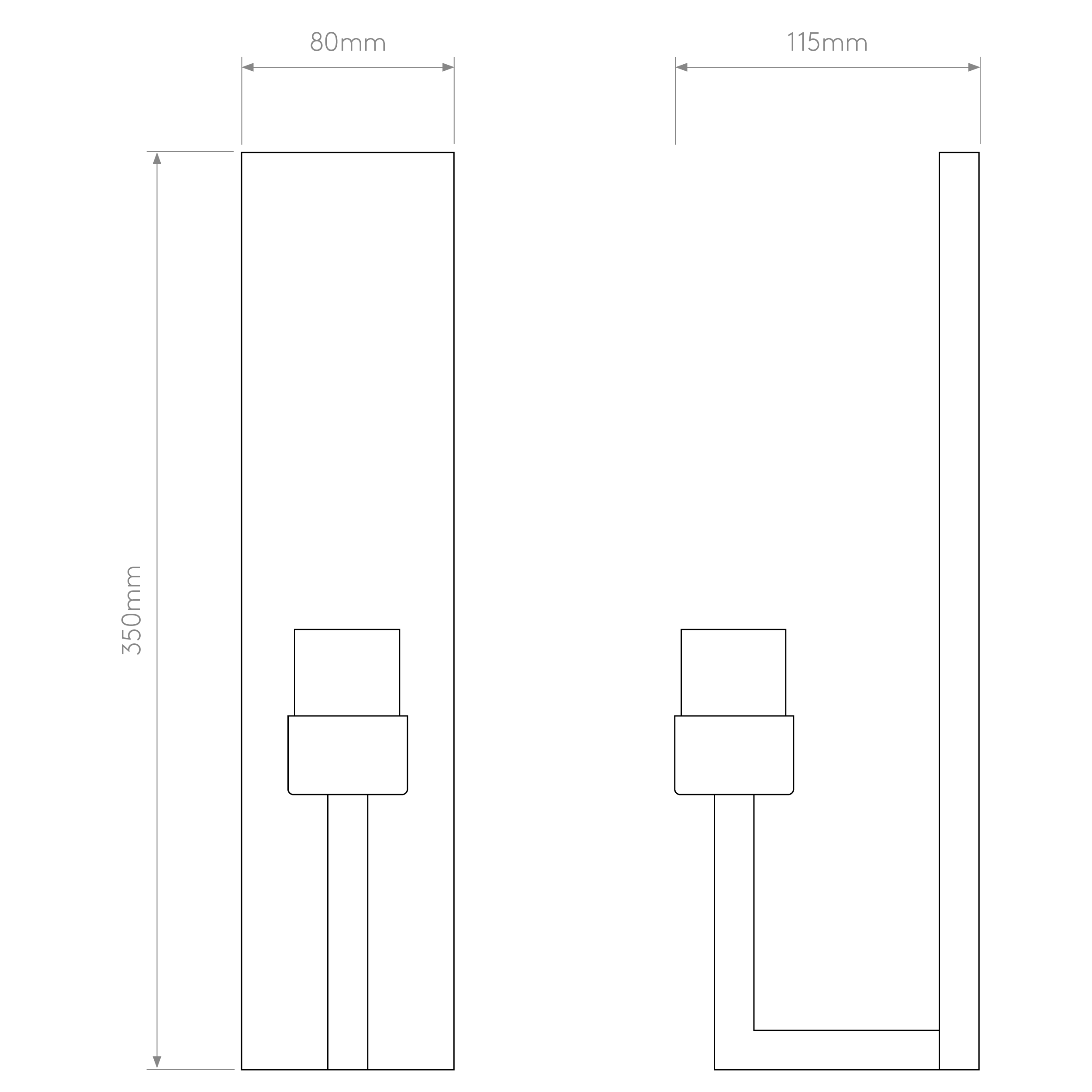 Astro Riva 350 Bathroom Wall Light