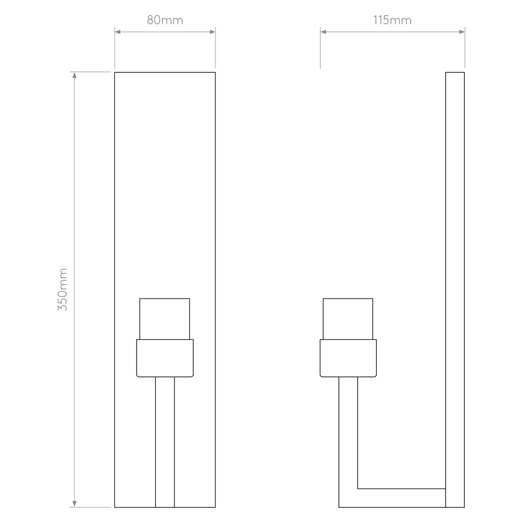 Astro Riva 350 Bathroom Wall Light