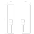 Astro Riva 350 Bathroom Wall Light