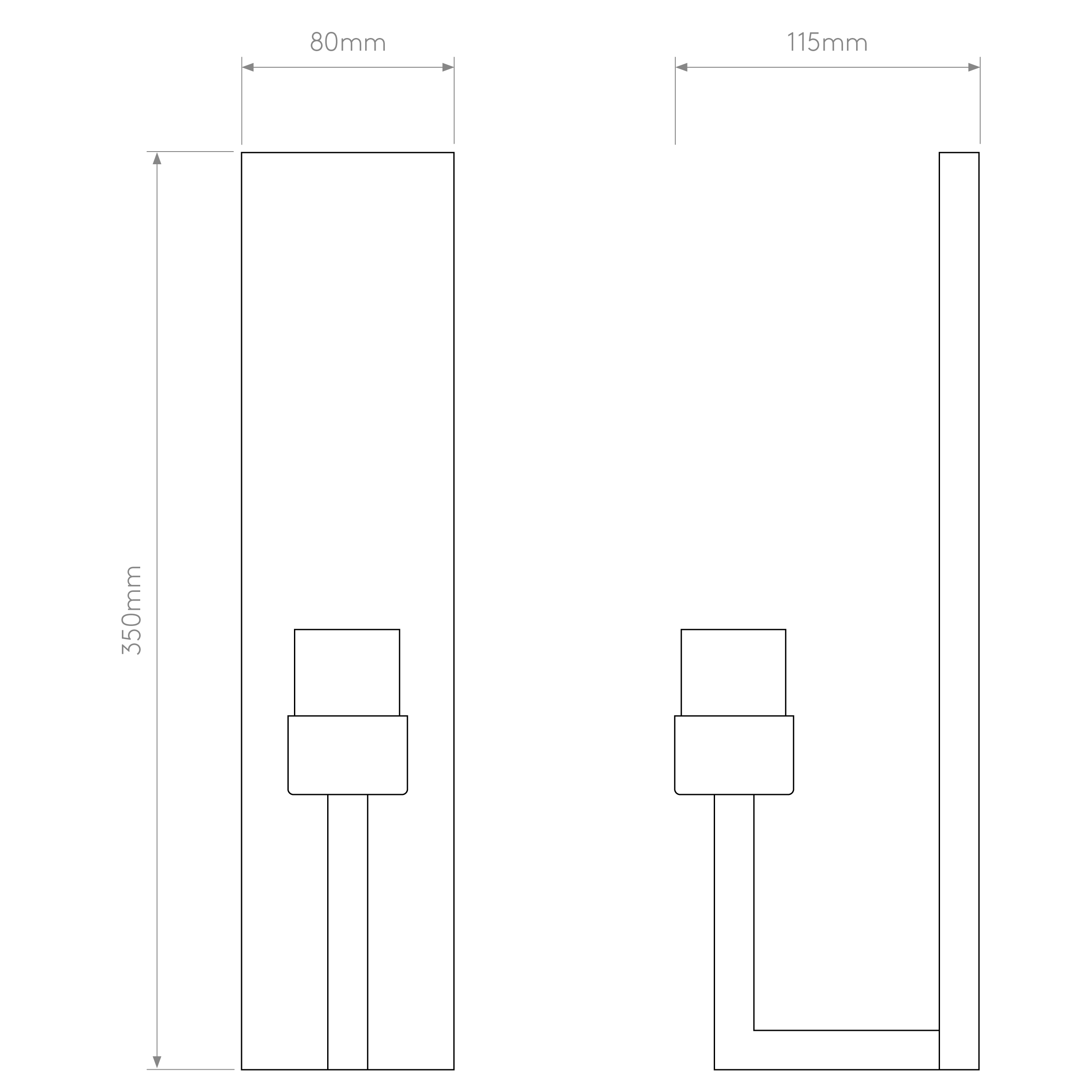 Astro Riva 350 Bathroom Wall Light