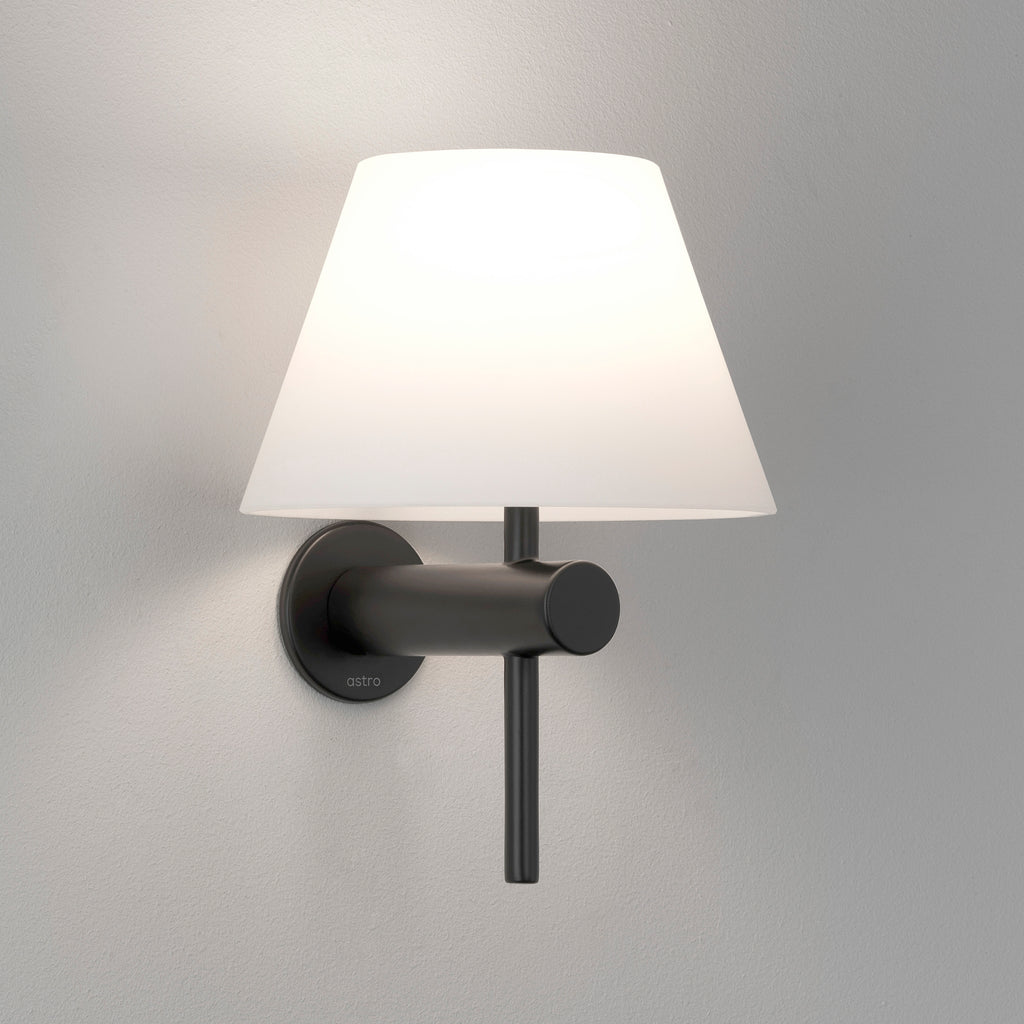 Astro Roma Bathroom Wall Light in Matt Black