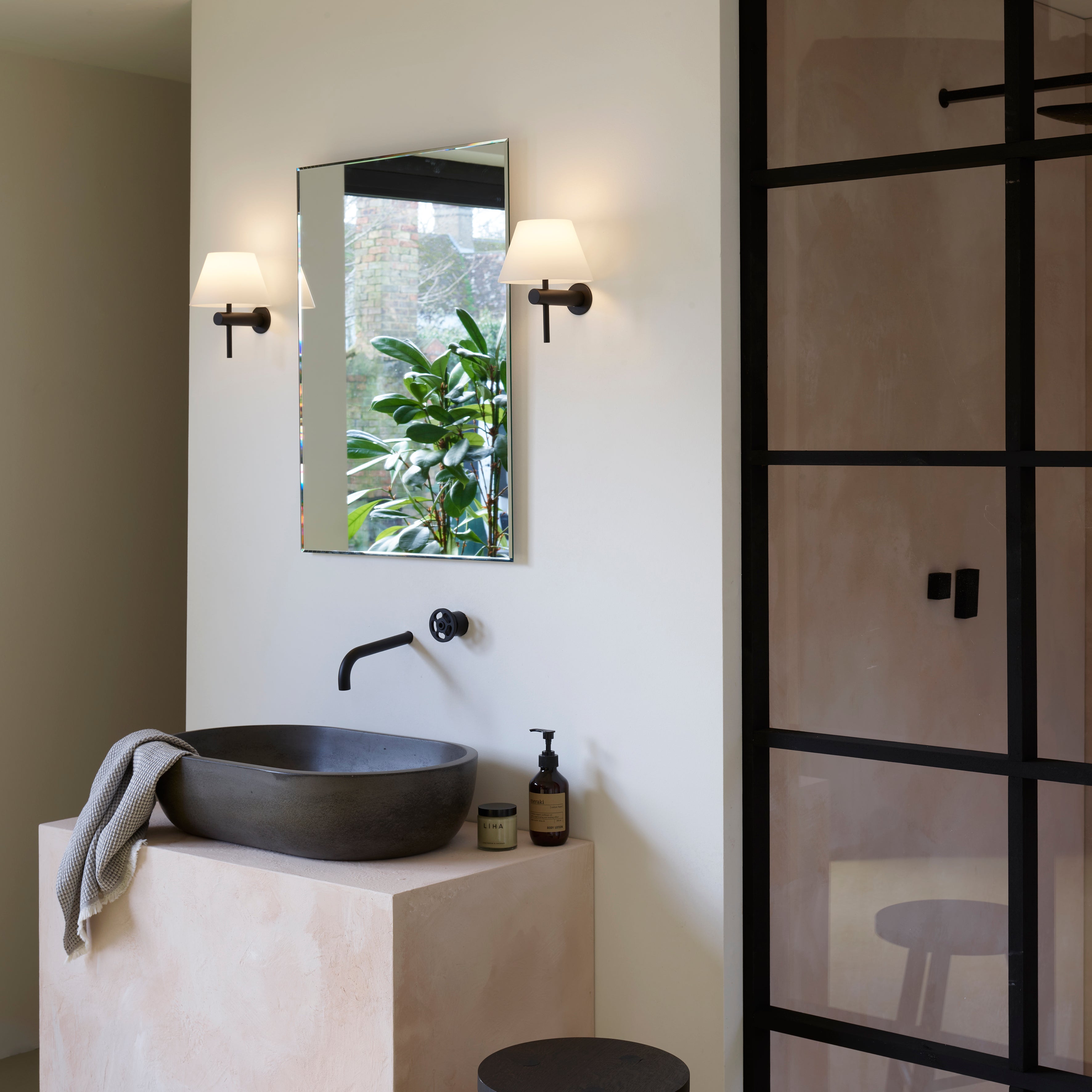 Astro Roma Bathroom Wall Light in Matt Black