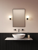 Astro Sagara Bathroom Wall Light in Matt Black