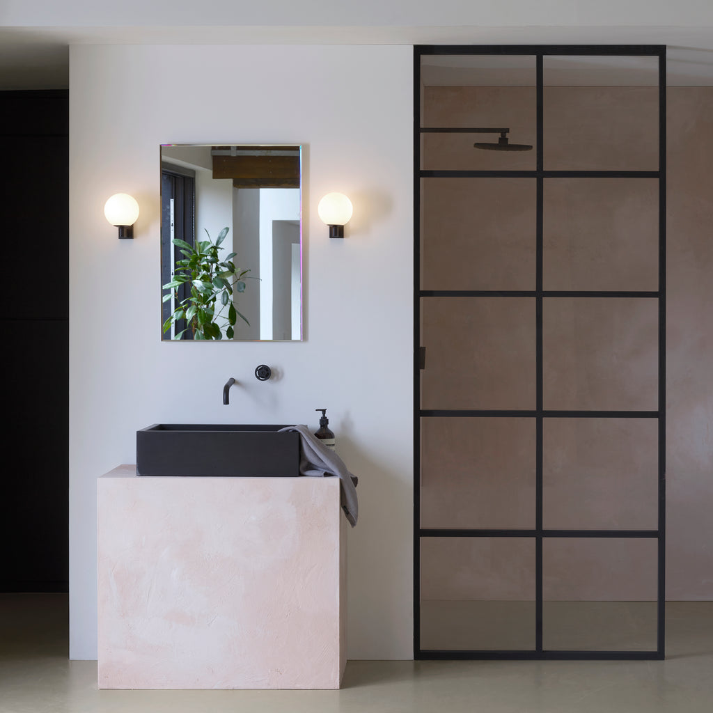 Astro Sagara Bathroom Wall Light in Matt Black