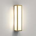 Astro Salerno Outdoor Wall Light in Natural Brass