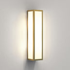 Astro Salerno Outdoor Wall Light in Natural Brass