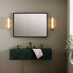 Astro Salerno Outdoor Wall Light in Natural Brass