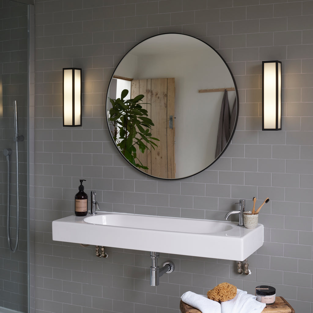 Astro Salerno Outdoor Wall Light in Textured Black