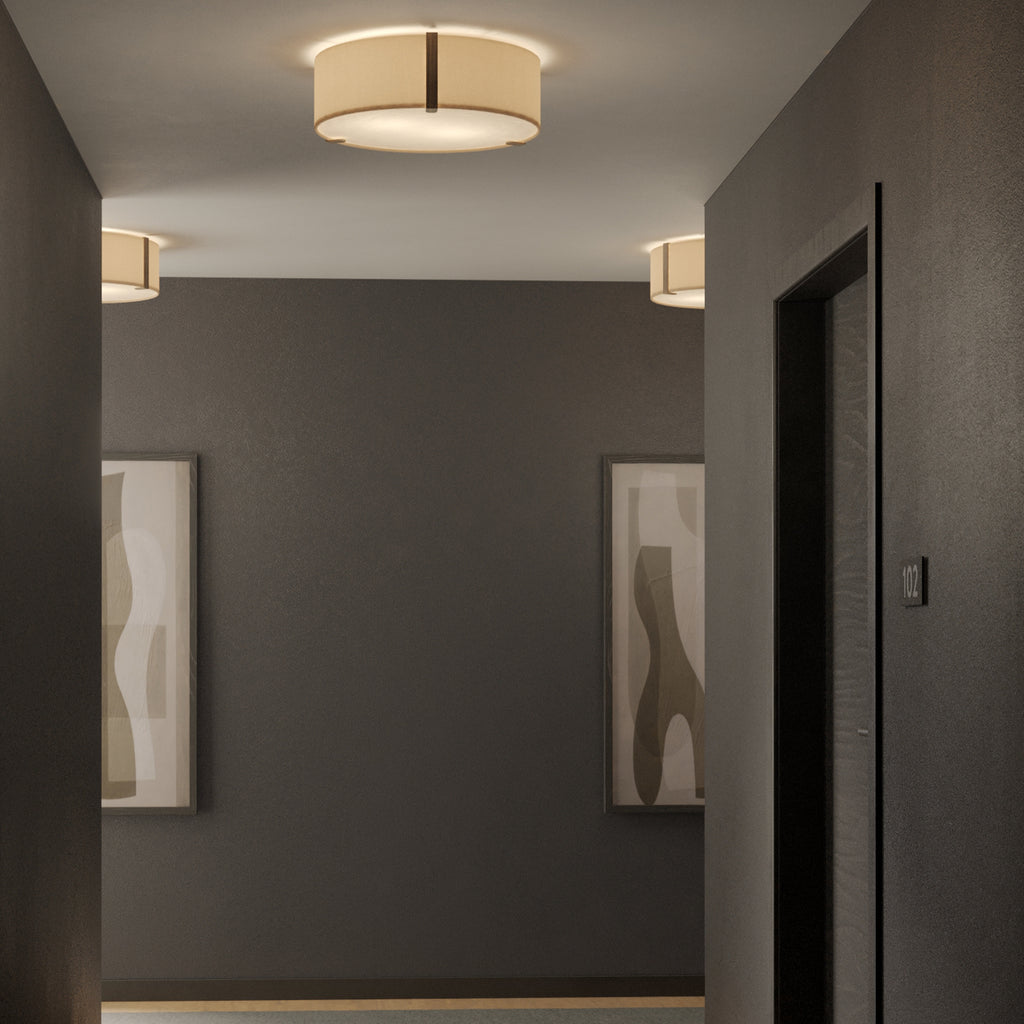 Astro Salina 400 Ceiling Light in Putty Fabric