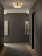 Astro Salina 400 Ceiling Light in Putty Fabric