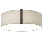 Astro Salina 400 Ceiling Light in Putty Fabric
