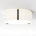 Astro Salina 400 Ceiling Light in White Fabric