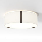 Astro Salina 400 Ceiling Light in White Fabric
