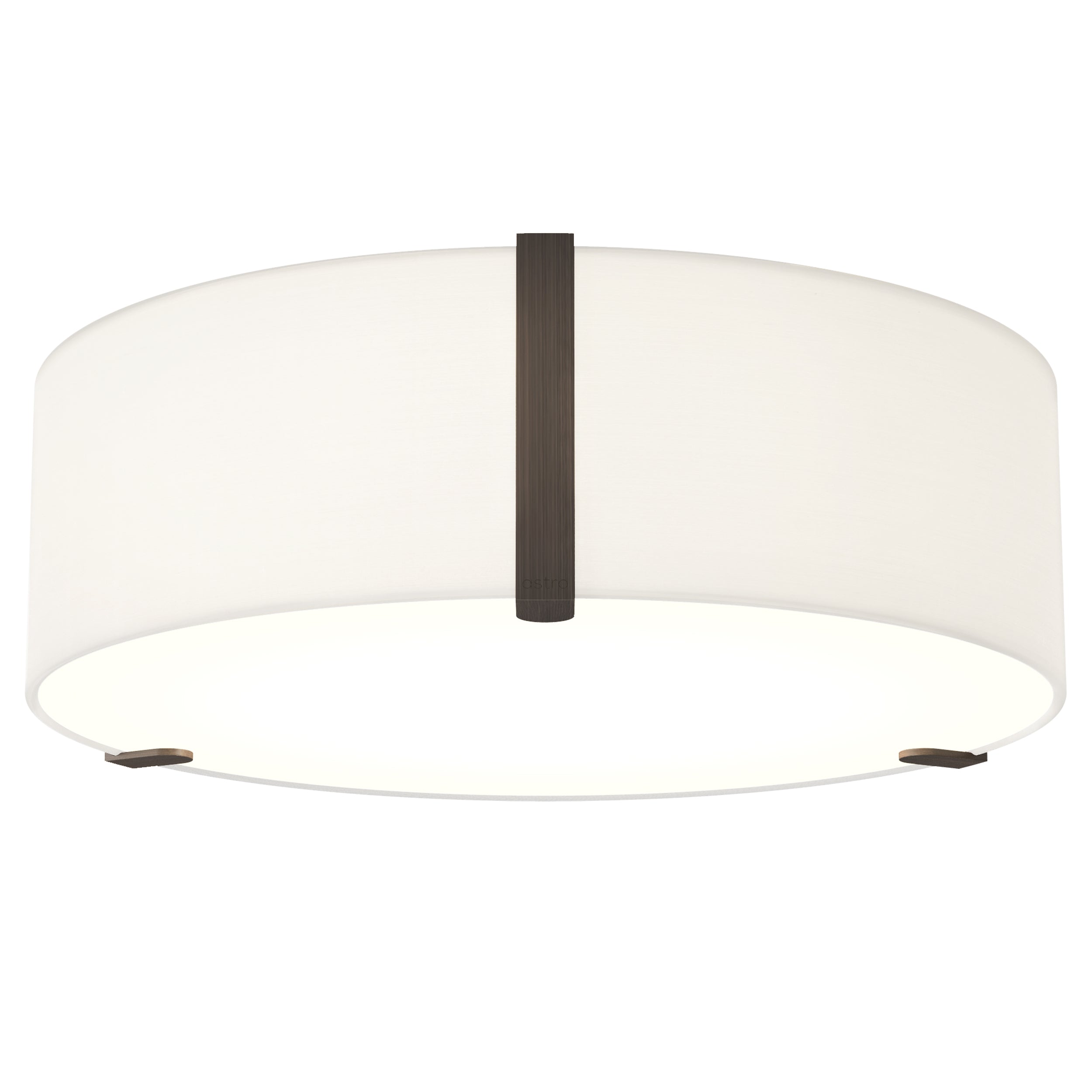 Astro Salina 400 Ceiling Light in White Fabric