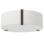 Astro Salina 400 Ceiling Light in White Fabric