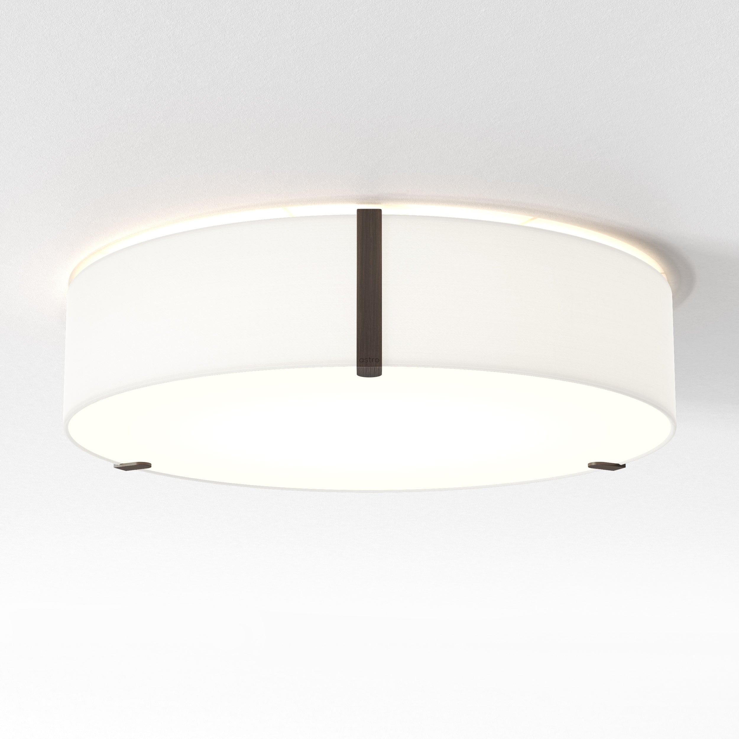 Astro Salina 550 Ceiling Light in White Fabric