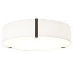 Astro Salina 550 Ceiling Light in White Fabric