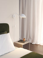 Astro Serge Plug-In Reading Light in Matt White