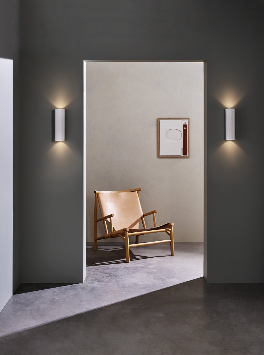 Astro Shadow 300 Wall Light in Plaster