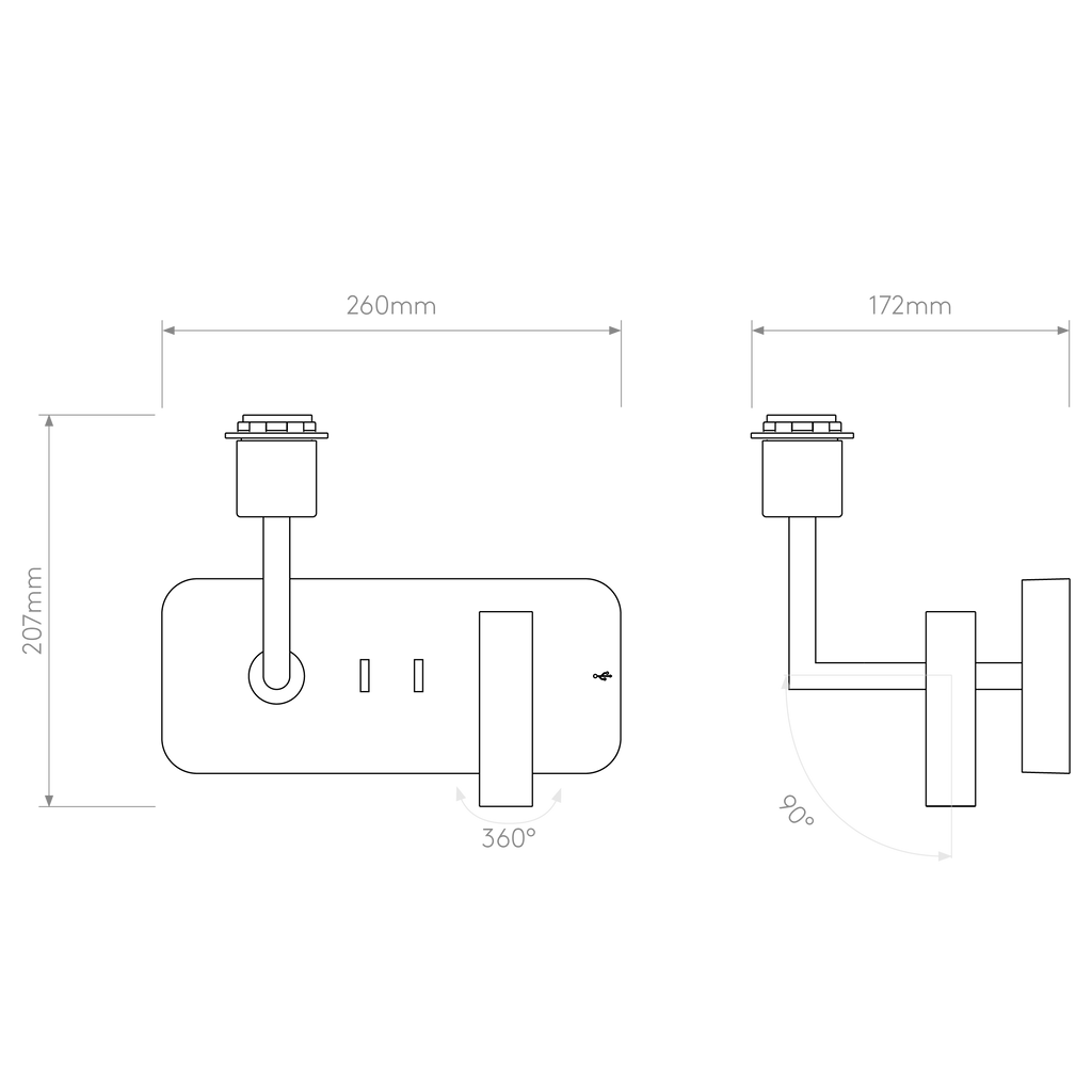 Astro Side by Side Combination Reader Grande