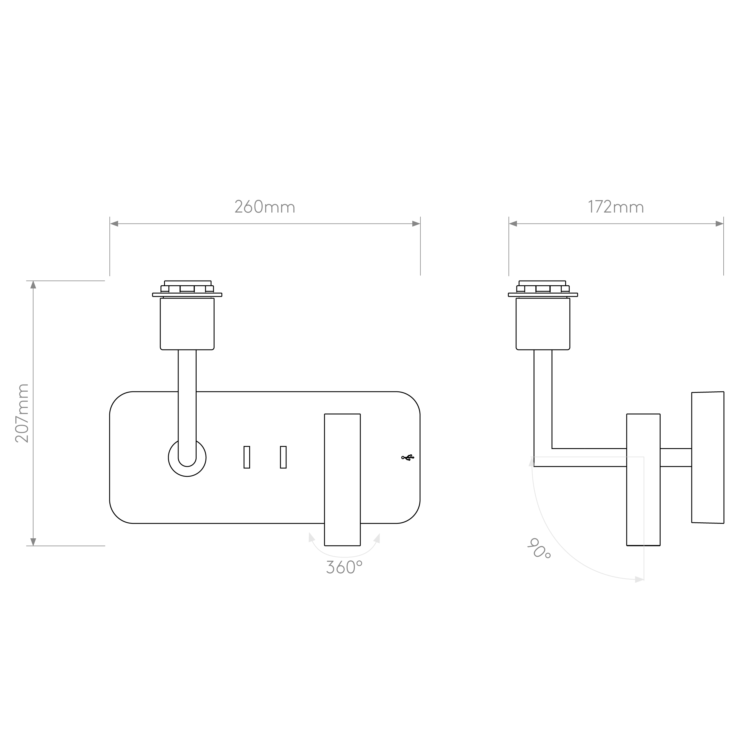 Astro Side by Side Combination Reader Grande