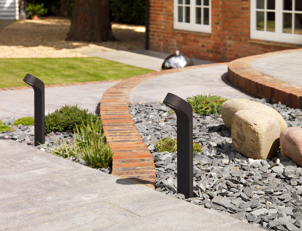 Astro Soprano Outdoor Bollard in Textured Black