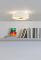 Astro Syros Bathroom Ceiling Light in White Glass