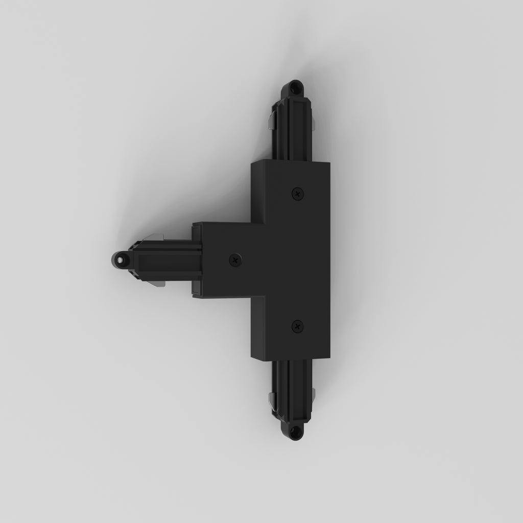 Astro T Connector Left Farside Earth Track in Matt Black