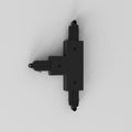 Astro T Connector Left Farside Earth Track in Matt Black