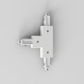 Astro T Connector Left Nearside Earth Track in Matt White