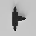 Astro T Connector Right Nearside Earth Track in Matt Black