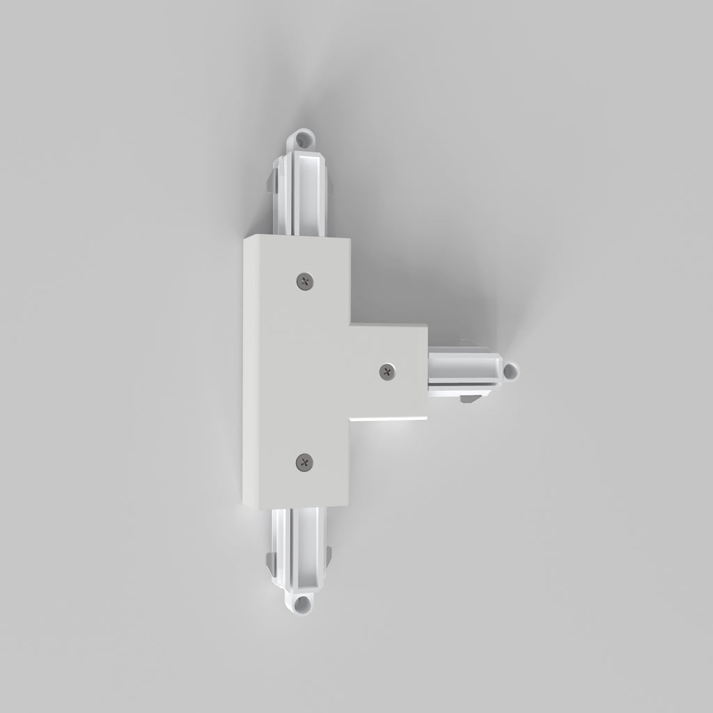 Astro T Connector Right Nearside Earth Track in Matt White